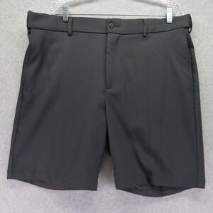 Grand Slam Shorts Mens 38 Performance Golf Chino Stretch Flex Flat Front Gray